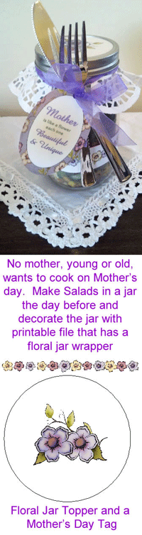 Mother's Day Salad in a Jar