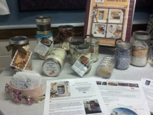 Meals in a Jar display
