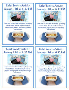 Frozen with Love class invite