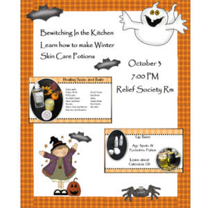 Bewitching in the kitchen Class Poster